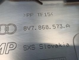 Audi A3 S3 8P Keskikonsolin etusivuverhoilu 8V7868573A