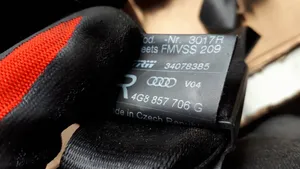 Audi A7 S7 4G Etuistuimen turvavyö 4G8857706G