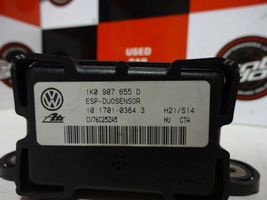 Volkswagen Touran I Vakaajan pitkittäiskiihtyvyystunnistin (ESP) 1K0907655D