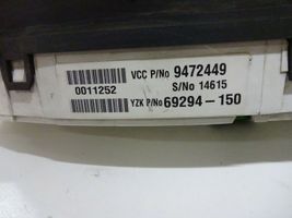 Volvo S80 Tachimetro (quadro strumenti) 9472449