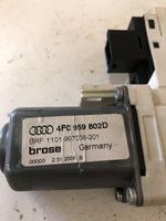 Audi A6 S6 C6 4F Front door window regulator with motor 4F0959802D