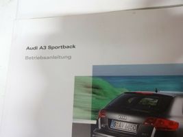 Audi A3 S3 8P Omistajan huoltokirja 