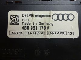 Audi A6 Allroad C5 Czujnik ruchu 4B0951178A