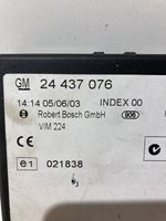 Opel Zafira A Moduł / Sterownik komfortu 24437076