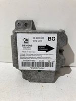 Opel Zafira A Module de contrôle airbag 09229303