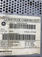 Chrysler Grand Voyager IV Unità principale autoradio/CD/DVD/GPS P05091601AE