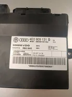 Audi A8 S8 D2 4D Module de contrôle sans clé Go 4E0909131D