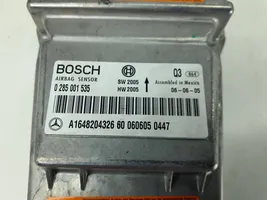 Mercedes-Benz ML W164 Oro pagalvių valdymo blokas A1648204326