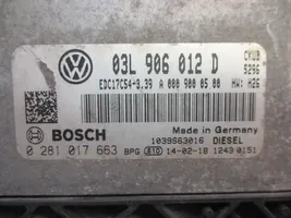 Volkswagen Crafter Sterownik / Moduł ECU 03L906012D
