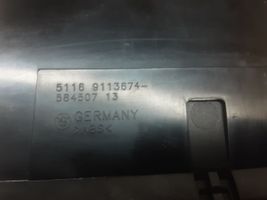 BMW 7 F01 F02 F03 F04 Boîte / compartiment de rangement pour tableau de bord 9113674