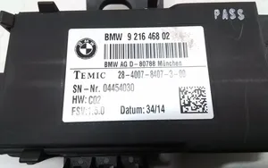 BMW 3 GT F34 Sėdynių šildymo rėlė 9216468