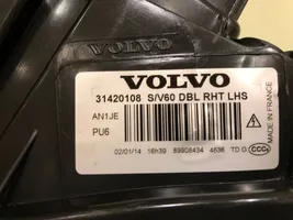 Volvo V60 Lot de 2 lampes frontales / phare 31420108