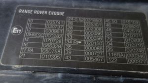 Land Rover Range Rover Evoque L538 Panel mocowania chłodnicy / góra K8D216E144AE