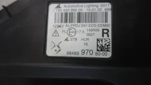 Citroen DS4 Lampa przednia 9848997080