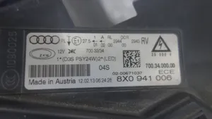 Audi A1 Headlight/headlamp 8X0941006