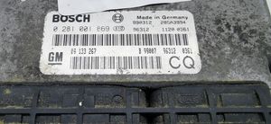 Opel Astra G Sterownik / Moduł ECU 0281001869