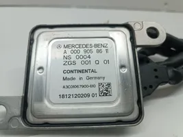 Mercedes-Benz C W205 Sensore della sonda Lambda A0009058611