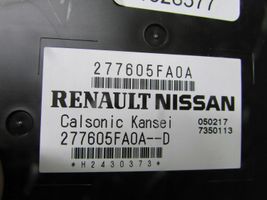 Nissan Micra K14 Air conditioning/heating control unit 277605FA0A