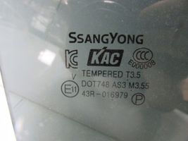 SsangYong Korando Vetro del finestrino della portiera posteriore KORANDOIV20RSZYBADRZWIPRA