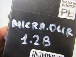 Nissan Micra Inne komputery / moduły / sterowniki 402CB13A