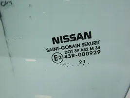 Nissan Qashqai Vitre de fenêtre porte avant (4 portes) 