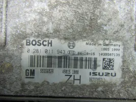 Opel Astra H Блок управления двигателем ECU 0281011943