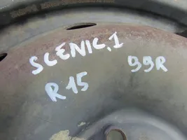 Renault Scenic I R 15 plieninis štampuotas ratlankis (-iai) 