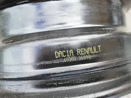Dacia Logan II R 15 plieninis štampuotas ratlankis (-iai) 403003689R