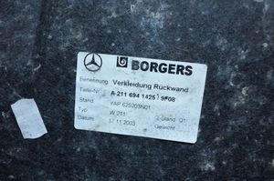Mercedes-Benz E W211 Tappetino di rivestimento del bagagliaio/baule A2116941425
