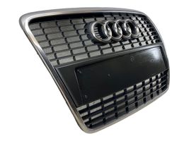 Audi A6 S6 C6 4F Rejilla superior del radiador del parachoques delantero 4F0853651S