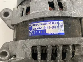 Toyota Verso Alternator 270600R070