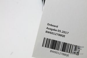 Audi A5 Instrukcja obsługi 8W6012788QE