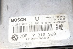 BMW 6 E63 E64 Engine ECU kit and lock set 0281015241