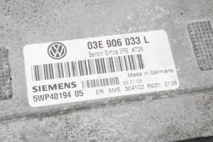 Volkswagen Polo VI AW Sterownik / Moduł ECU 03E906033L