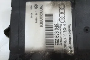 Audi A5 8T 8F Jednostka sterująca dachem kabrioletu 8F0959255