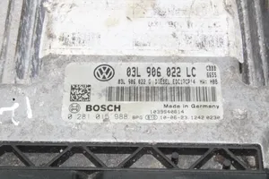 Volkswagen Scirocco Komputer / Sterownik ECU i komplet kluczy 03L906022LC