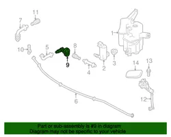 Lexus RX 330 - 350 - 400H Support de buse de lave-phares 