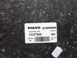 Volvo V40 Apatinis, bagažinės šono, apdailos skydas 31377928