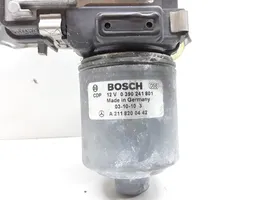 Mercedes-Benz E W211 Tringlerie et moteur d'essuie-glace avant 0390241801