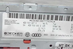 Audi A8 S8 D5 Panel / Radioodtwarzacz CD/DVD/GPS 4E0919887M