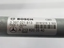 Mercedes-Benz E W213 Tringlerie et moteur d'essuie-glace avant A2138200540