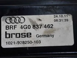 Audi A7 S7 4G Etuoven sähkökäyttöinen ikkunan nostin 4G0837462