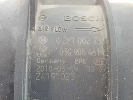 Volkswagen Eos Przepływomierz masowy powietrza MAF 03G906461C