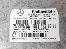 Mercedes-Benz CLS C218 AMG Unité de commande, module téléphone A2118708726