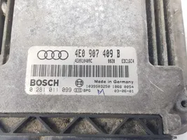 Audi A8 S8 D5 Centralina/modulo del motore 4E0907409B