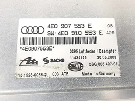 Audi A8 S8 D5 Sterownik / Moduł zawieszenia pneumatycznego 4E0907553E
