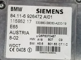 BMW 1 E81 E87 Puhelimen käyttöyksikkö/-moduuli 84116926472