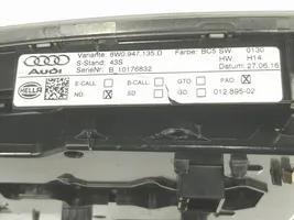 Audi A4 S4 B9 Rivestimento della console di illuminazione installata sul rivestimento del tetto 8W0947135D