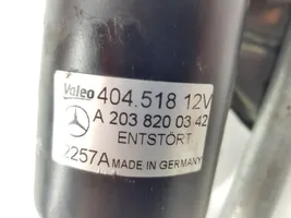 Mercedes-Benz CLC CL203 Valytuvų mechanizmo komplektas A2038200912