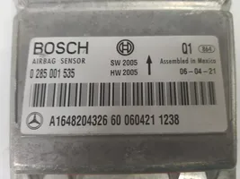 Mercedes-Benz ML W164 Oro pagalvių komplektas su panele A1646802887